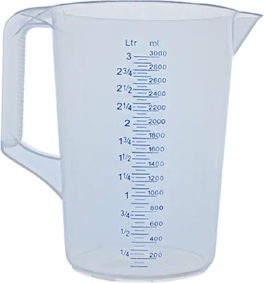 Produktbild von Küchenmessbecher, Fassungsvermögen 4 l, Länge 11 cm, Höhe 12 cm