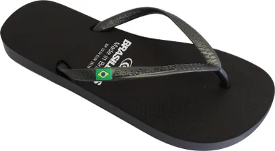 Produktbild von BRASILERAS Damen Zehensandalen mit rutschfester Sohle bequem schuhe strand/schwimmbad/stadt schwarz 34/35 EU - UBCLAPRLW