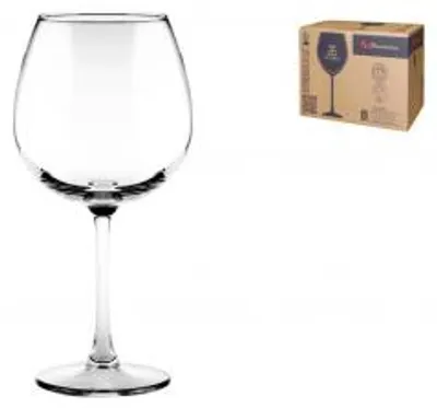 Immagine prodotto di Set 6 calici Bourgogne enoteca in vetro cl 75.