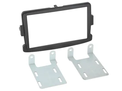Obrázok produktu pre Panel rádia Dacia od 2012 | Opel Vivaro | Renault Trafic| 2-DIN | čierny