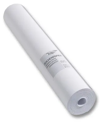 Zeichenpapierrolle 80 g/m², 50 cm x 50 m, weiß