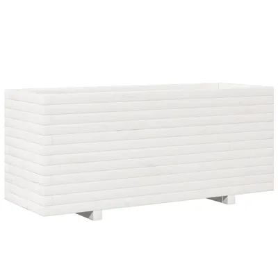 Immagine prodotto di vidaXL Fioriera bianca 110x40x49,5 cm in legno di pino massiccio
