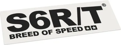 Obrázek produktu pro Samolepicí štítek STAGE6 R/T logo 140 x 48 mm černý