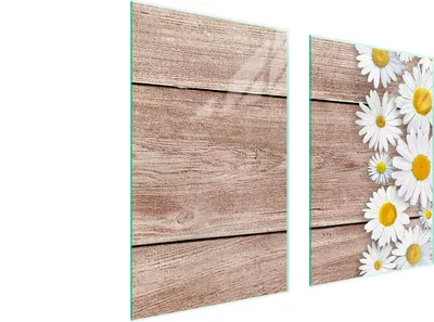 Produktbild von Glasschutzplatte Für Küche 65X52 Holz
