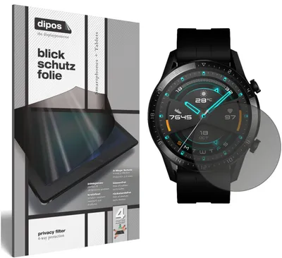 Produktbild von Blickschutzfolie für Huawei Watch GT 2 (46mm) matt Schutzfolie Folie Display Schutz dipos