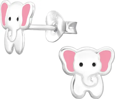 Produktbild von Kinder Elefanten Ohrringe Ohrstecker 925 Sterling Silber