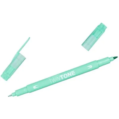 Produktbild von Doppelfasermaler TwinTone Rund- und Finelinerspitze mint green