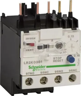 Obrázok produktu pre Ochranné relé motora Schneider Electric, 12-16A, 1S+1NC, trieda 10A LR2K0322