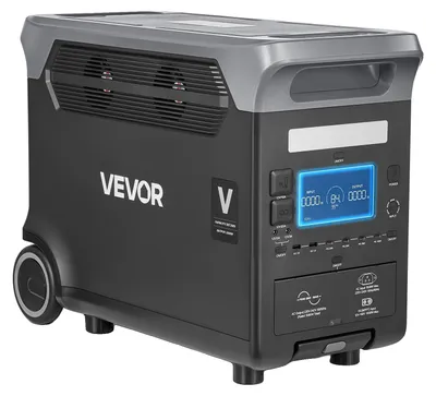 Immagine prodotto di Stazione di ricarica portatile VEVOR, generatore solare da 3000 W, batteria di riserva LiFePO4 da 3072 Wh con 13 porte di uscita per emergenze domestiche, campeggio all'aperto e viaggi in camper (pannello solare NON incluso)