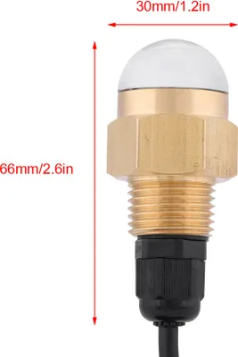 Obrázok produktu pre Podvodné svetlo, Svetlo vypúšťacej zátky, Ponorkové svetlo, Podvodná lampa, Lodné podvodné svetlo, Mosadzné sklo Podvodné svetlo