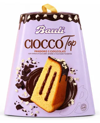 Produktbild von Pandoro Cioccotop Tre Cioccolati 750 g – Bauli