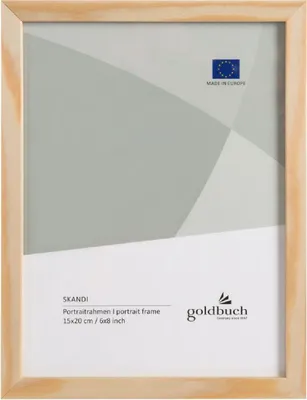 Produktbild von Goldbuch Holz-Fotorahmen Skandi 15x20 cm Natur Echtholz Normalglas