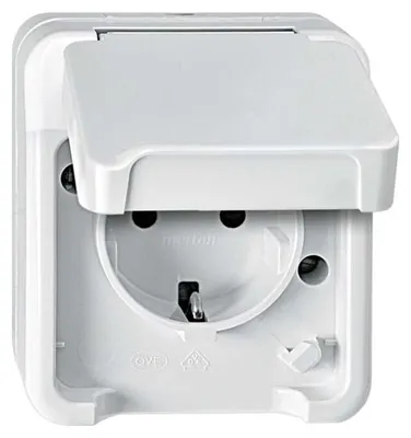 Immagine prodotto di Presa di corrente Merten SCHUKO bianco polare MEG2300-8019