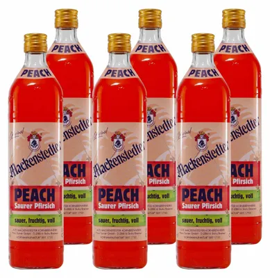 Produktbild von Mackenstedter Peach Saurer Pfirsich Likör (6 x 0,7L)