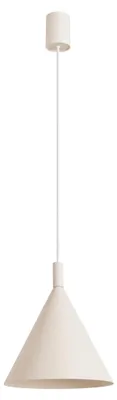 Image de Suspension NOX 25 beige 1xE27 15 W acier 140 x 24,5 x 24,5 cm Sollux Lighting