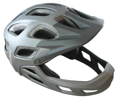 Produktbild von Fahrradhelm Größe L Fullface Author Creek FF 57cm-60cm BMX Dirt Helm grau