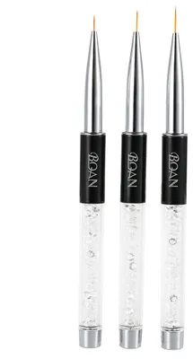 Produktbild von BQAN Nail Art Malerei Pinsel 9mm Kristall Acryl Nagel Kunst UV Gel Malerei Linie Pinsel Nylon Haar Stift Maniküre Nagel Liner Tool
