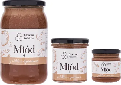 Obrázok produktu pre Med s jablkom a škoricou 1150 g