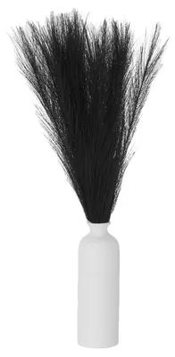 Künstliche Grasstiele, 61 cm, schwarz, 30 Stück für Dekoration