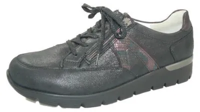Produktbild von Waldläufer Ramona Damenschnürer schwarz Weite K 626001304867 (7,0/schwarz)