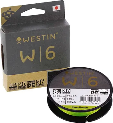 Zdjęcie produktu dla Plecionka wędkarska Westin W6 8 Braid Lime Punch 0,305 mm 135 m 24,1 kg