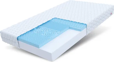 Produktbild von Matratze 160x200 cm BURGOSS 7 Zonen H3 Kaltschaum HR Schaum Höhe ca. 12 cm mit waschbarem Bezug Premium Jersey