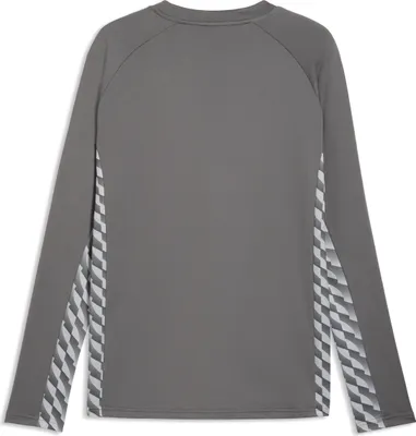 Produktbild von teamLIGA26 Training Sweat Jr, Größe:164, Farben:Flat Medium Gray-PUMA White-Flat Light Gray