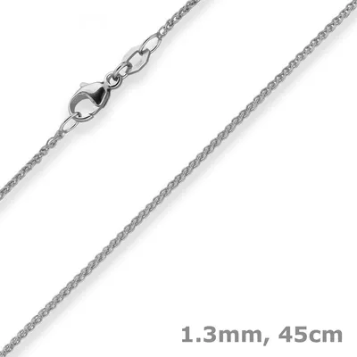 1-3mm-Zopfkette-aus-750-Weißgold-45cm