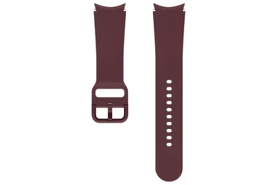 Produktbild von Samsung ET-SFR87LEEGEU, Band, Smartwatch, Burgund, Samsung, Galaxy Watch4, Galaxy Watch4 Classic, Fluor-Elastomer