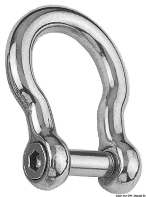 Obrázok produktu pre Zakrivený záves AISI 316 14 mm , 1 kus