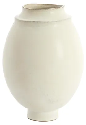 Productafbeelding van Light&living Vaas, decoratief, Ø24,5x33,5 cm, LOREA, keramiek, mat, crème
