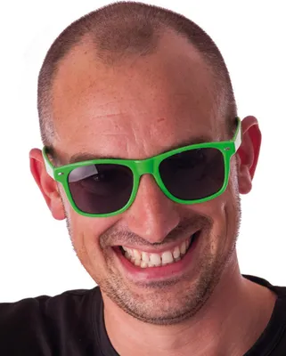 Obrázek produktu pro Neonové brýle zelené - Jedna velikost