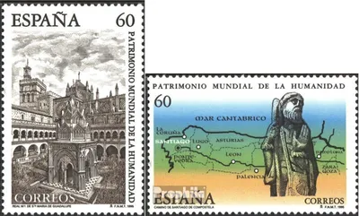 Produktbild von Briefmarken Spanien 1995 Mi 3243-3244 (kompl.Ausg.) postfrisch Kulturerbe