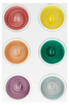 Produktbild von 6er Set bunte Eierbecher Pastello für 6 Personen