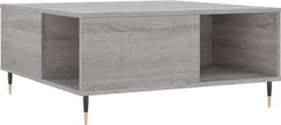 Produktbild von vidaXL Couchtisch Grau Sonoma 80x80x36,5 cm Holzwerkstoff