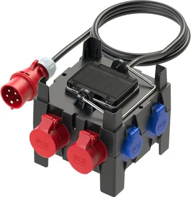 Produktbild von Unitec Stromverteiler IMST BV mit 2x CEE Steckdosen & 5x Steckdosen 2 m