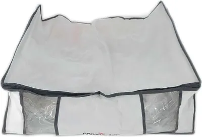 Immagine prodotto di Scatole di stoccaggio per compattatori - Scatola di stoccaggio sottovuoto con manicotto, 210 l, bianco/grigio RAN3066