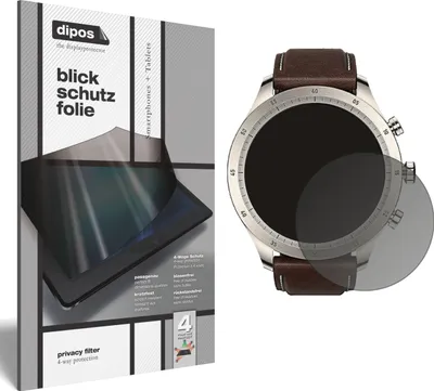 Produktbild von Blickschutzfolie für Zepp Z Smartwatch matt Schutzfolie Folie Display Schutz dipos