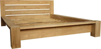 Produktbild von Teako Design Doppelbett Bensbyn Teakholz Massiv 238x190cm