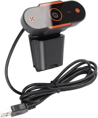 Obrázok produktu pre Webová kamera 1080p HD – USB – konferenčná kamera pre tablety, notebooky a počítače