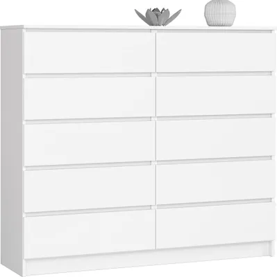 Obrázok produktu pre raumhirsch Vysoká komoda s 10 zásuvkami, výška 138 cm. Komoda, skrinka, príborník, výška 121 cm