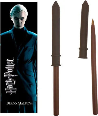 Immagine prodotto di Penna e segnalibro Noble Collection Draco Malfoy Bacchetta magica multicolore Taglia unica