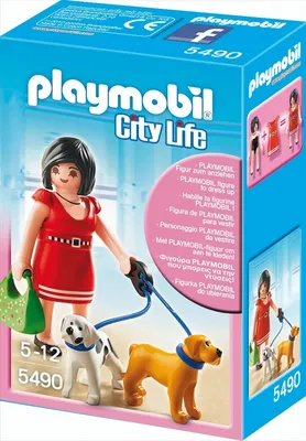Image de PLAYMOBIL 5490 Femme avec un petit chien