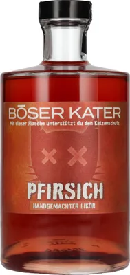 Produktbild von BÖSER KATER Pfirsich Likör 20% Vol. 0,5l