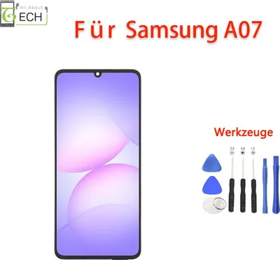Produktbild von Für Samsung Galaxy A07 SM-A075 LCD Display mit Rahmen Touchscreen Bildschirm