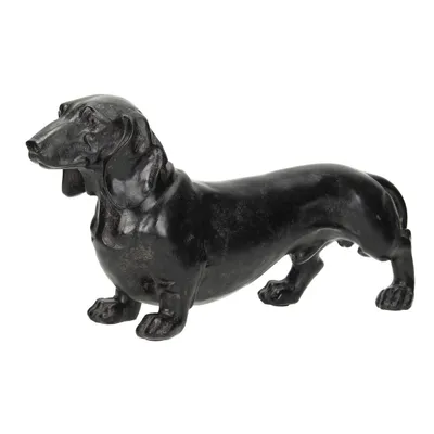 Immagine prodotto di Figura decorativa bassotto 39x11x19cm