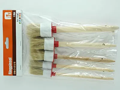 Produktbild von 5 Ringpinsel / Rundpinsel (2-4-6-8-10)