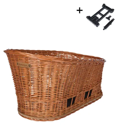 Zdjęcie produktu dla BASIL H.R. kosz dla zwierząt "Pasja MIK 2.0" natu rozmiar M, wymiary (dł. x szer. x wys.): 40 x 25 x 24,5 cm, 1860 g