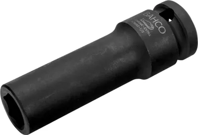 Obrázok produktu pre Bahco 1/2" nástrčný kľúč, dlhý, šesťhranný, 1-1/8", fosfátovaný
