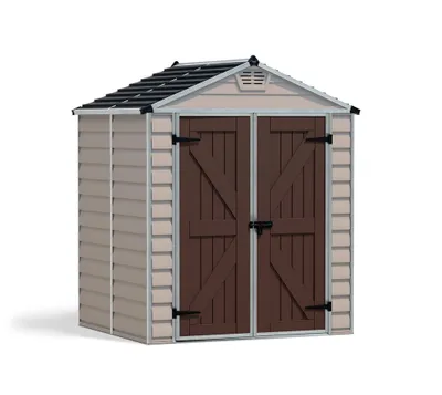 Produktbild von Palram - Canopia Kunststoff Gerätehaus Skylight 65 Braun 154x185x217 cm
